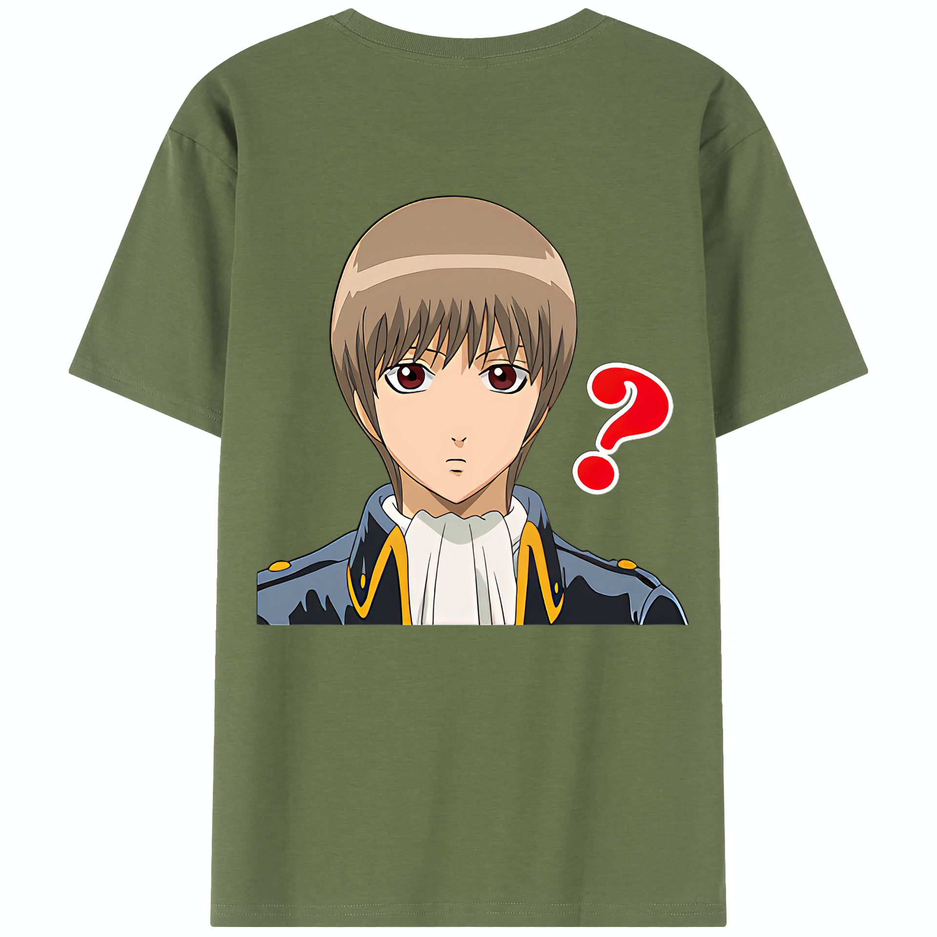 （画像用） ぎんたま 坂田銀時（さかたぎんとき） 神楽 志村新八（しむら しんぱち） GINTAMA Sakata Gintoki Kagura Shimura Shinpachi 綿100％半袖Tシャツ（背面プリント）